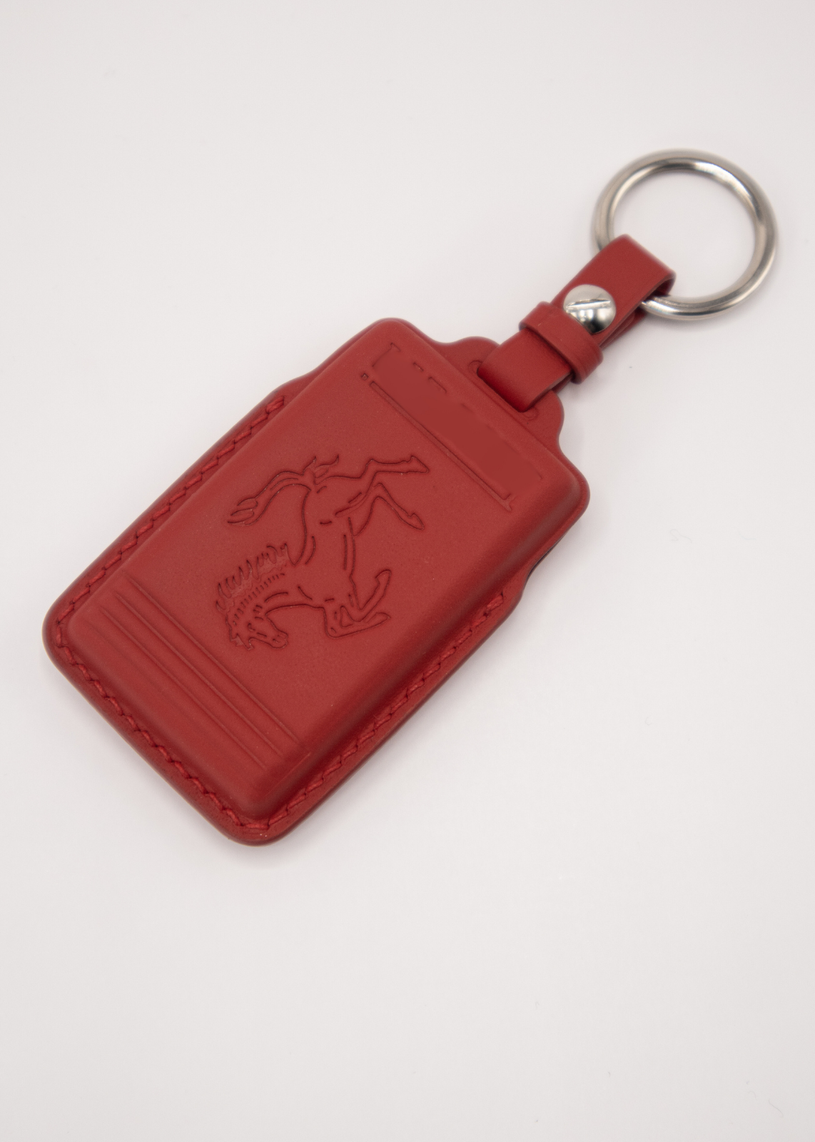 Timotheus for Ferrari key fob cover case, Compatible with Ferrari key case, Handmade Genuine Leather for Ferrari keychains | FR22