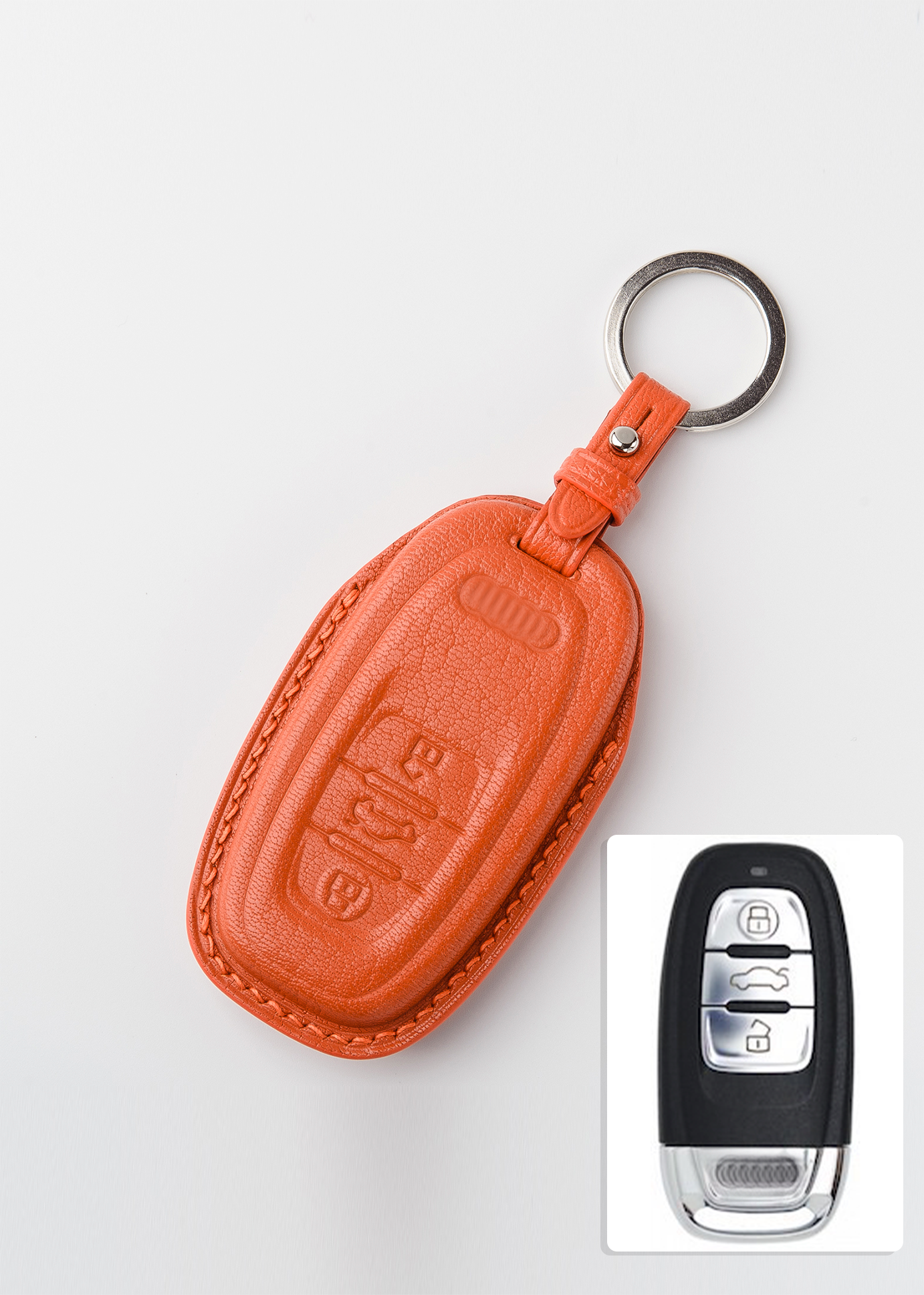 Timotheus for Audi key fob cover case Compatible with Audi key case