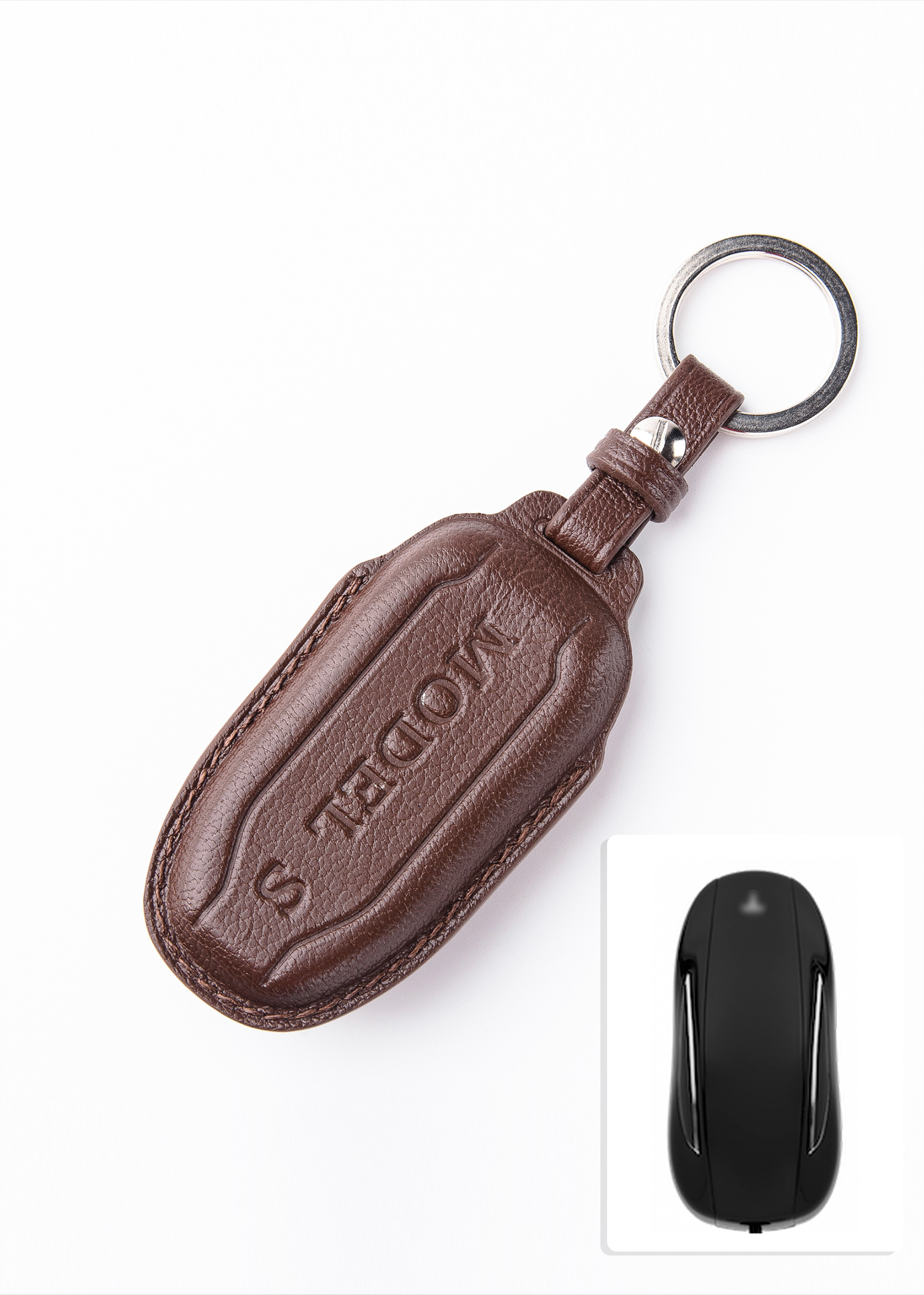 Timotheus テスラ モデル S キーフォブ カバー ケース テスラと互換性あり