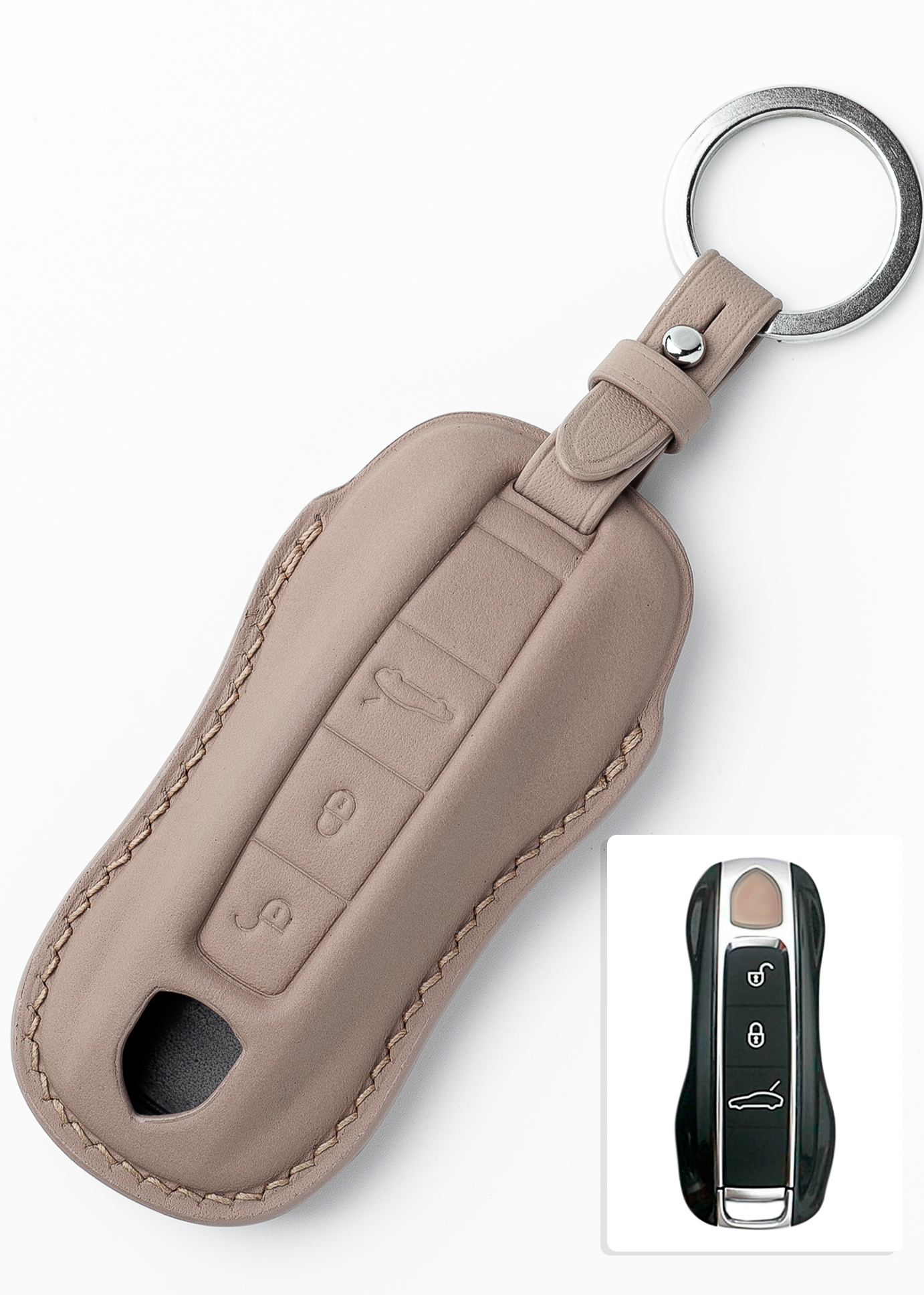 Timotheus for Porsche key fob cover case Compatible with Porsche key