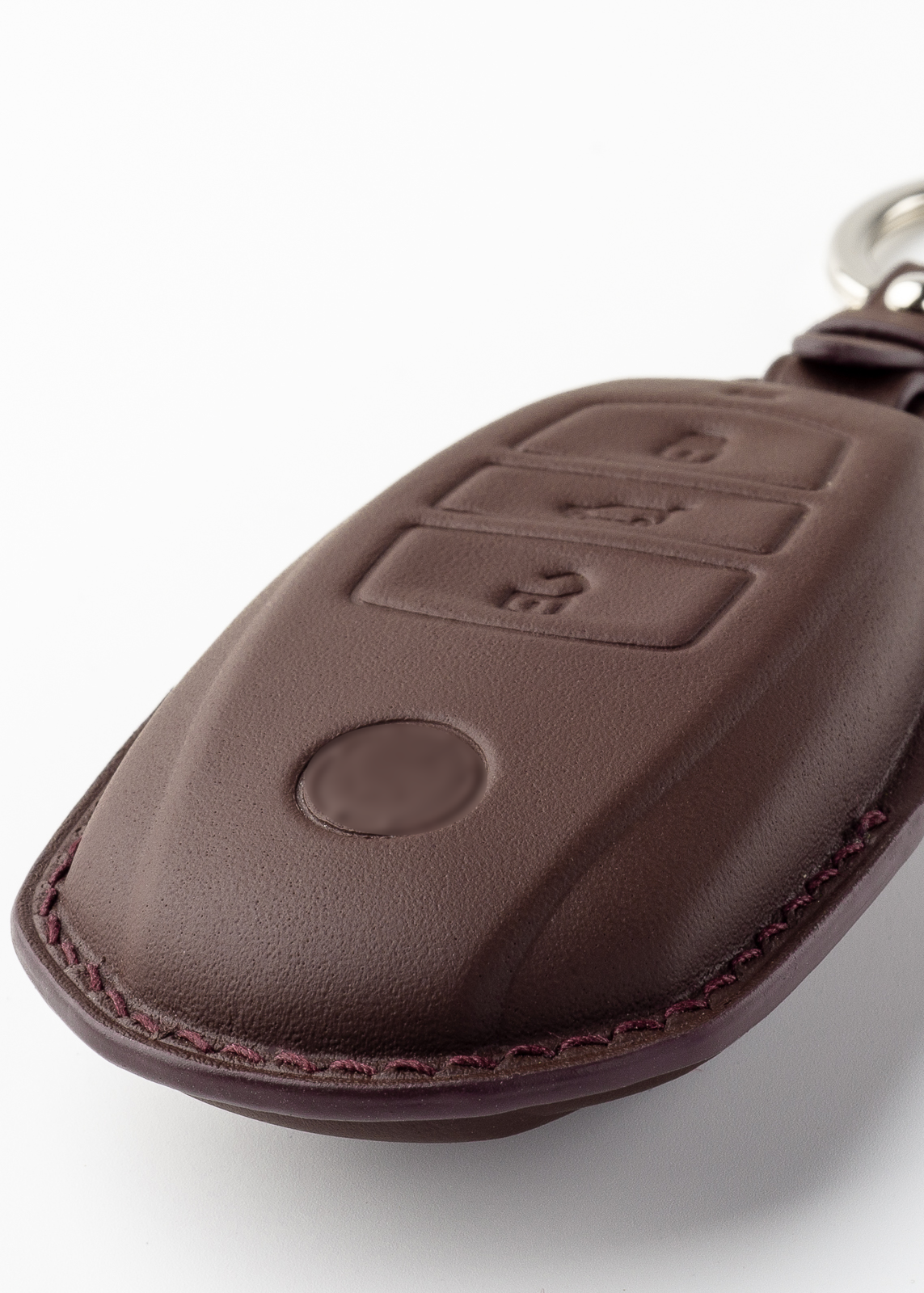 Timotheus for Volkswagen key fob cover case, Compatible with Volkswagen key case, Handmade Genuine Leather for Volkswagen keychains | VG55