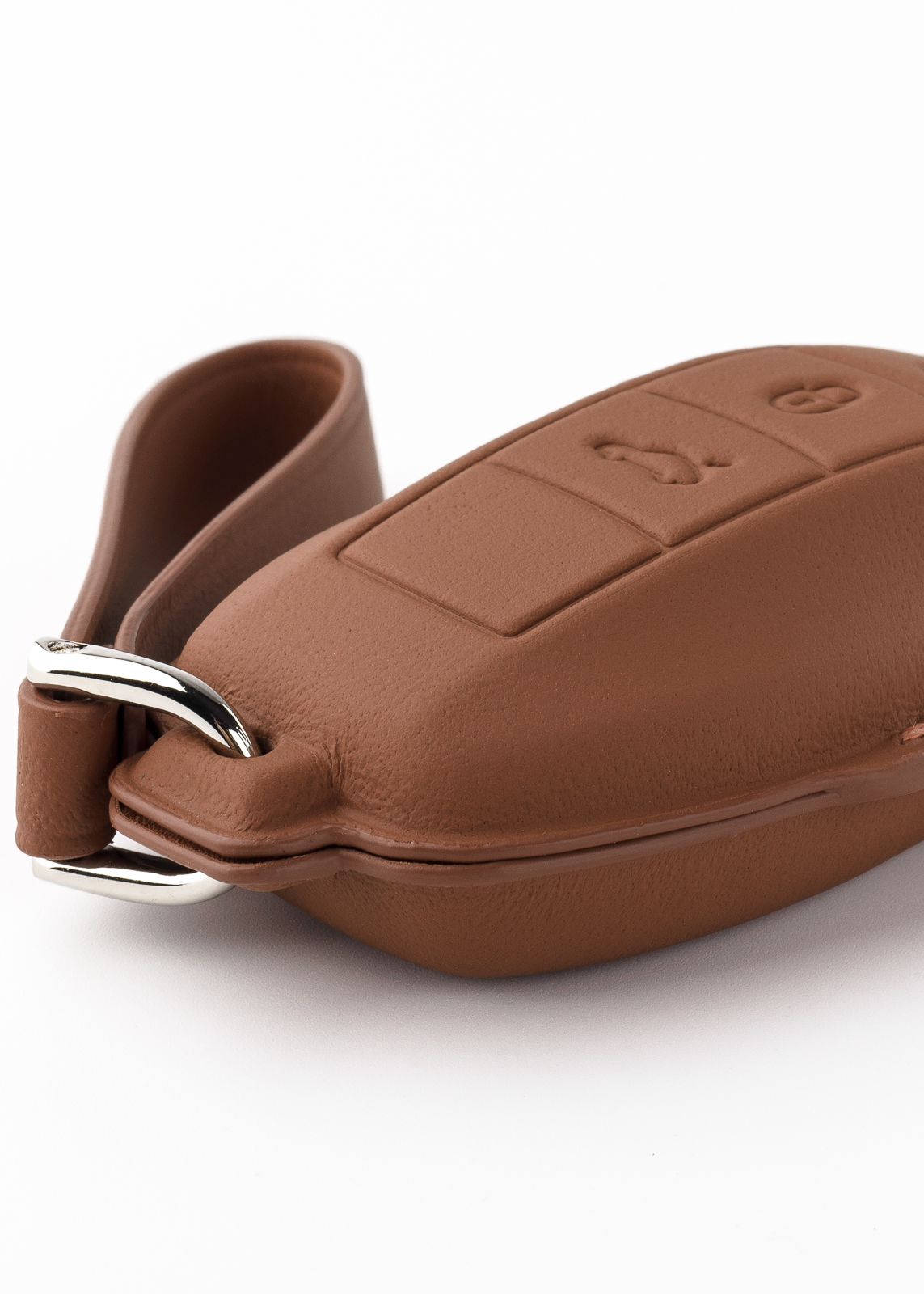 Timotheus for Porsche key fob cover case, Compatible with Porsche key case, Handmade Genuine Leather for Porsche keychains | PR22