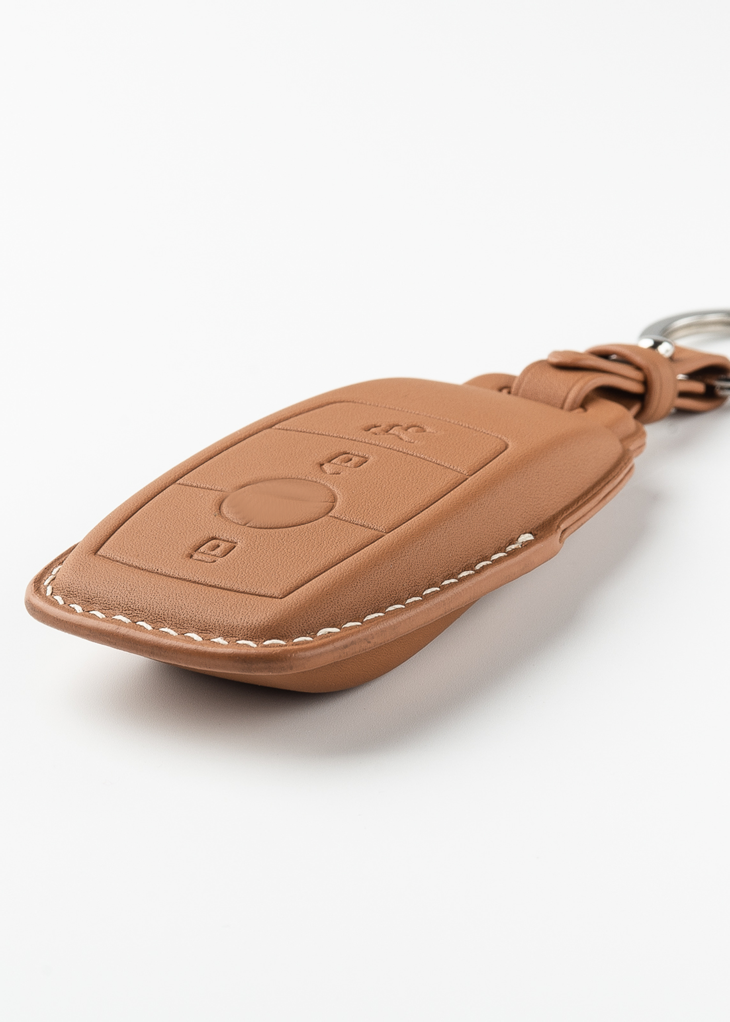 Timotheus for Mercedes key fob cover case, Compatible with Mercedes key case, Handmade Genuine Leather for Mercedes keychains | MR22