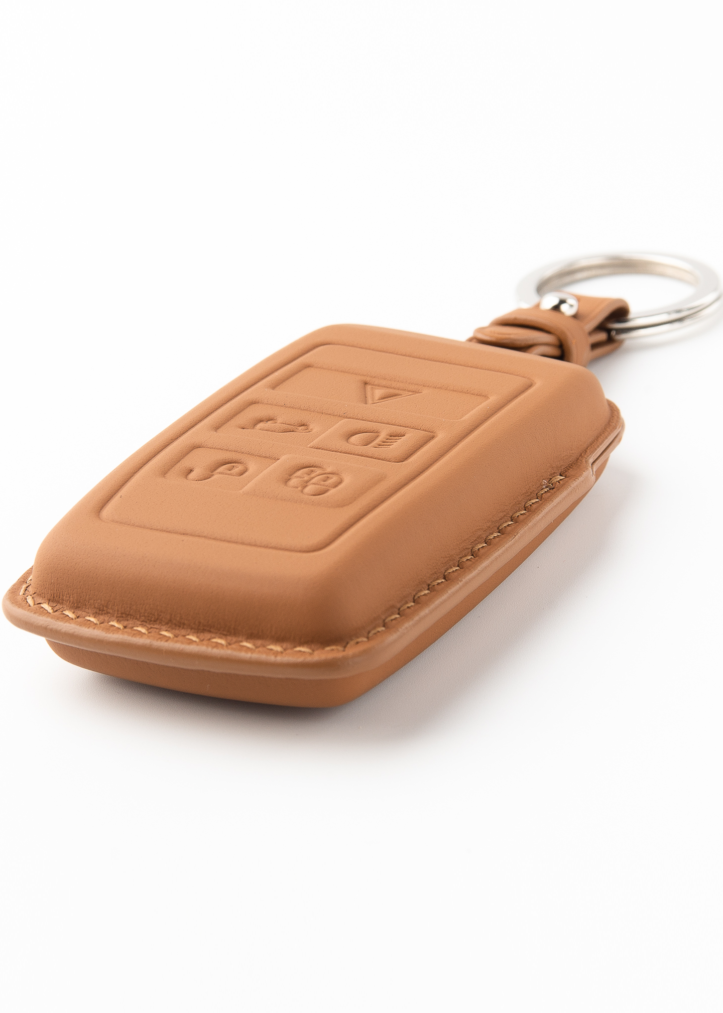 Timotheus for Land Rover key fob cover case, Compatible with Land Rover key case, Handmade Genuine Leather for Land Rover keychains | LR11