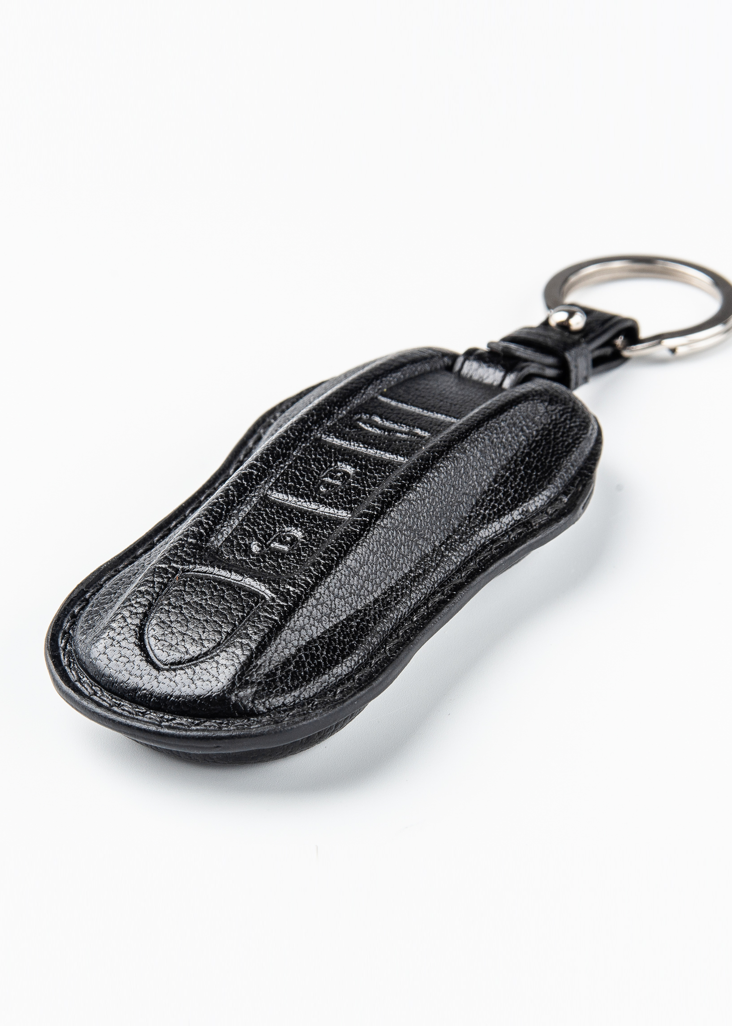 Timotheus for Porsche key fob cover case, Compatible with Porsche key case, Handmade Genuine Leather for Porsche keychains | PR44
