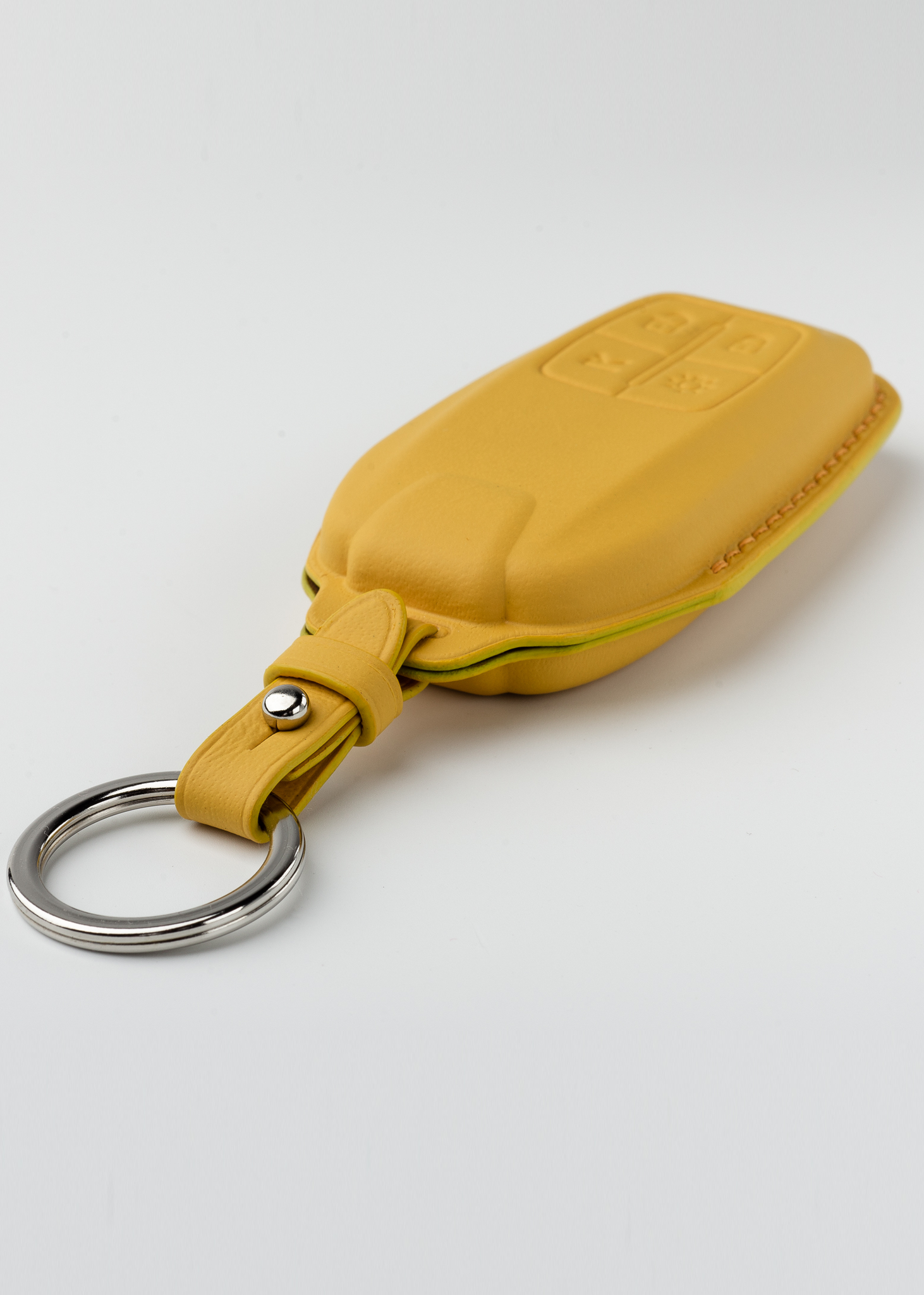 Timotheus for Ferrari key fob cover case, Compatible with Ferrari key case, Handmade Genuine Leather for Ferrari keychains | FR11