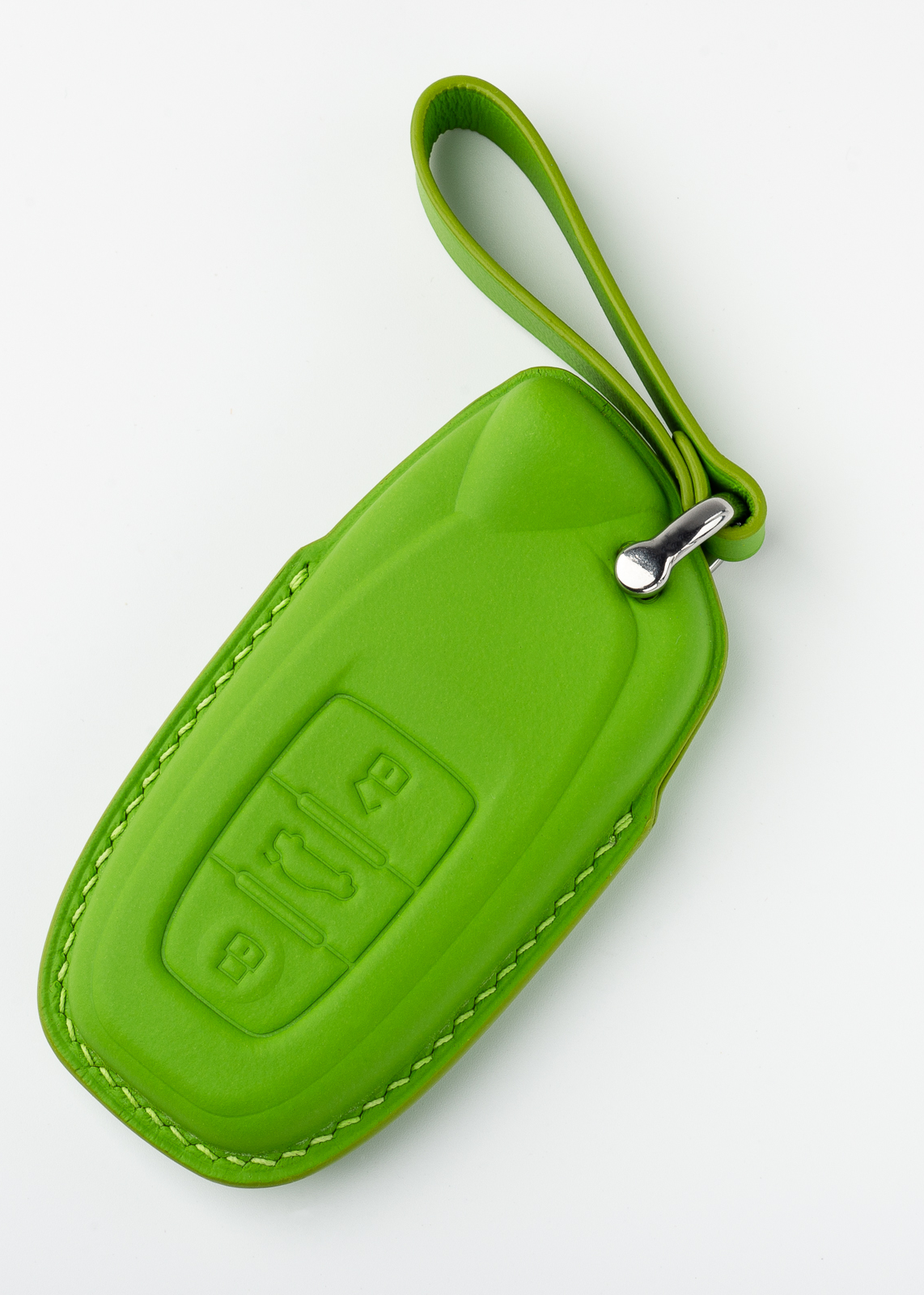 Timotheus for Lamborghini key fob cover case, Compatible with Lamborghini key case, Handmade Genuine Leather for Lamborghini keychains | LB11