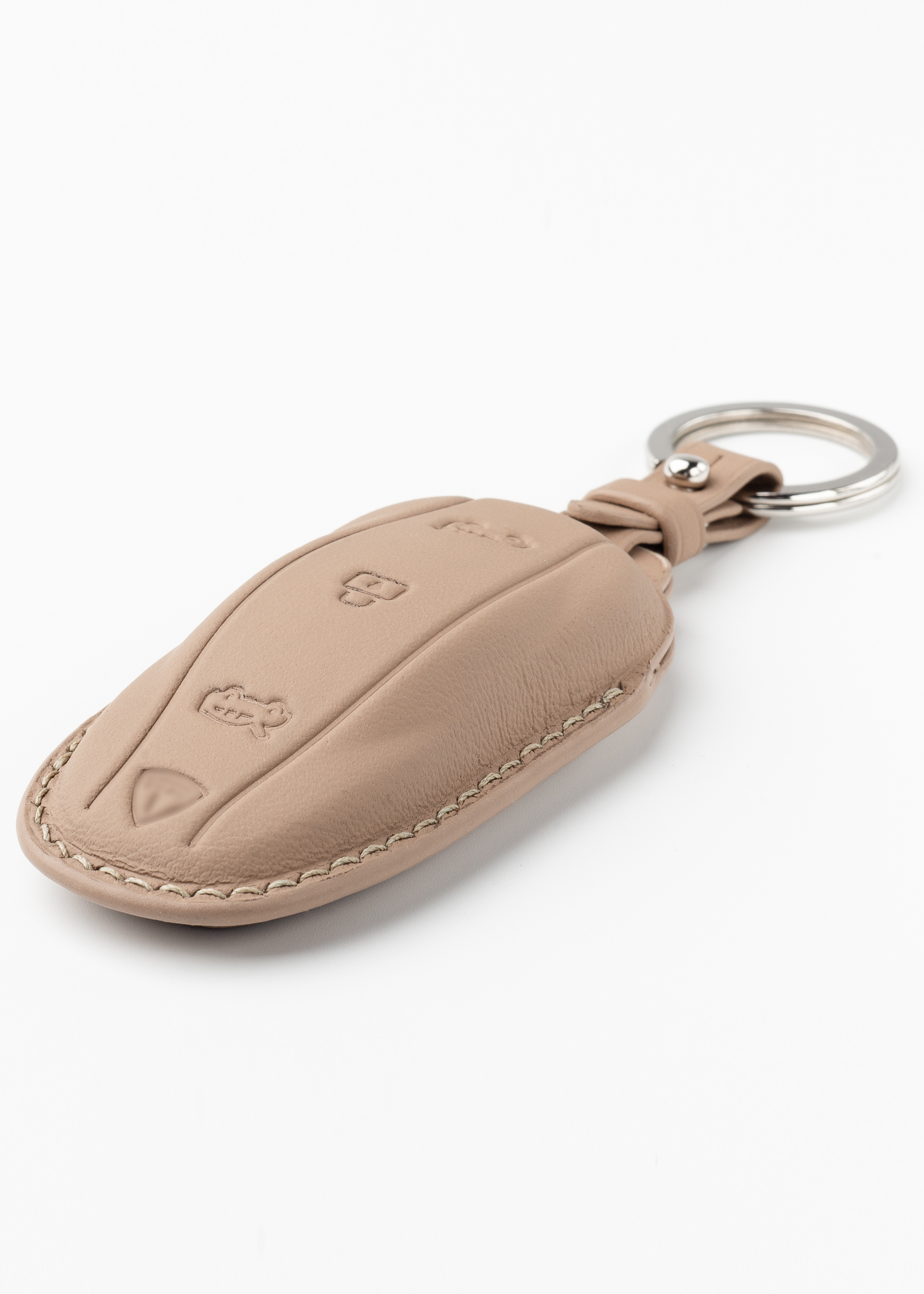 Timotheus for Tesla Model Y key fob cover case, Compatible with Tesla Model Y key case, Handmade Genuine Leather for Tesla Model Y keychains | TS33